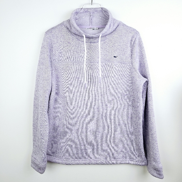 Vineyard Vines Sweater Fleece Funnel Neck Pullover - Picture 1 of 11